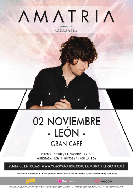 Cartel Amatria León