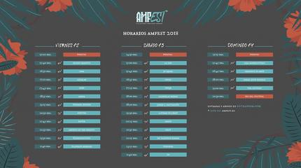 Horarios AMFest 2018