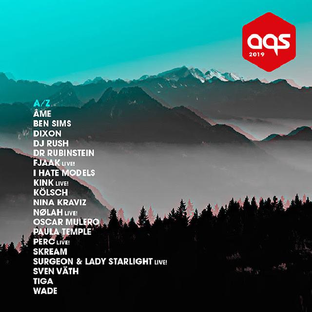 Aquasella 2019 line-up