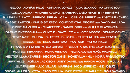 Cartel Aquasella 2025 lineup