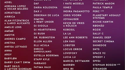 Awakenings Festival Artists 2024