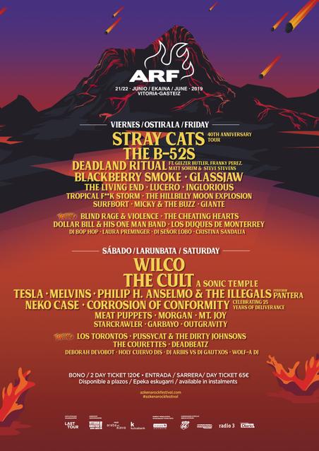 Cartel Azkena Rock Fstival 2019