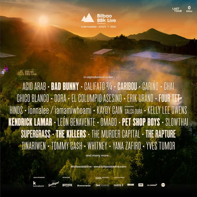 Primeras confirmaciones cartel BBK Live 2020
