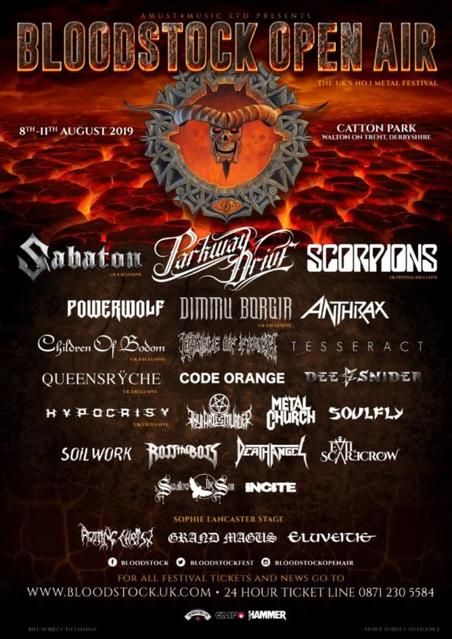 Bloodstock Open Air Festival lineup