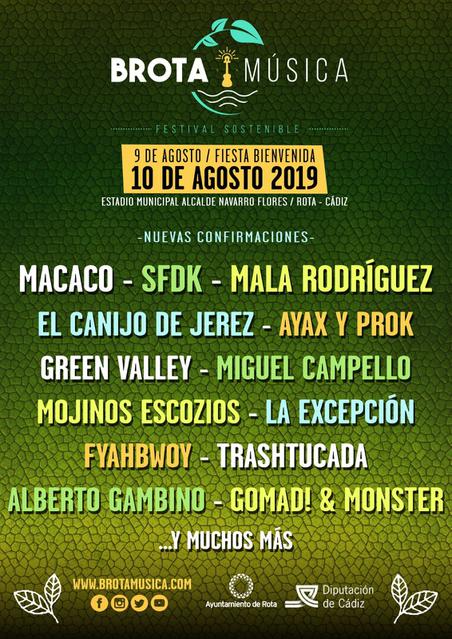 Cartel Brota Música 2019