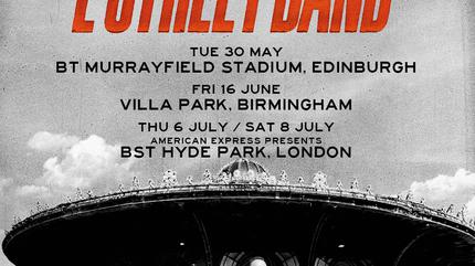 bruce springsteen uk tour edinhburg tickets