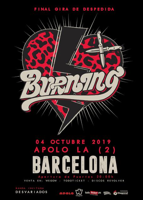 burning barcelona