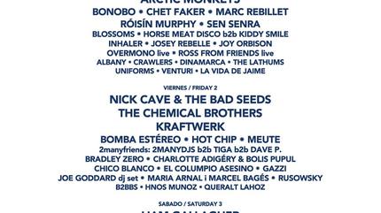 Cartel completo festival Cala mijas 2022