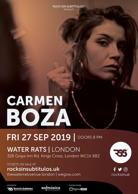 Viernes 27 Septiembre 2019 / 20 horas @ Water Rats, Londres