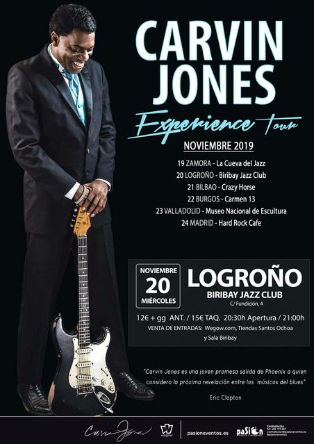 Carvin Jones - Experience Tour