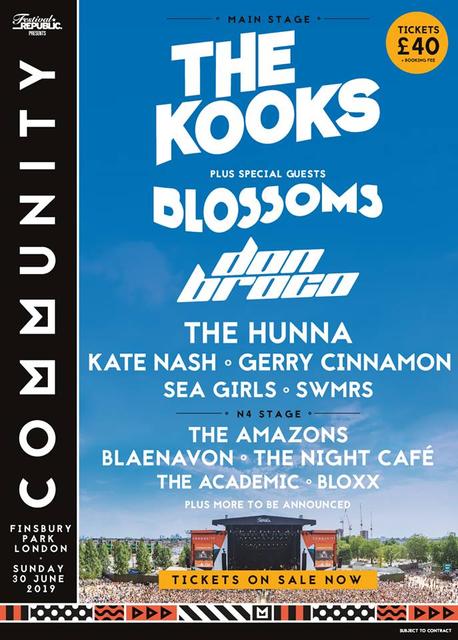Community Festival Lineup