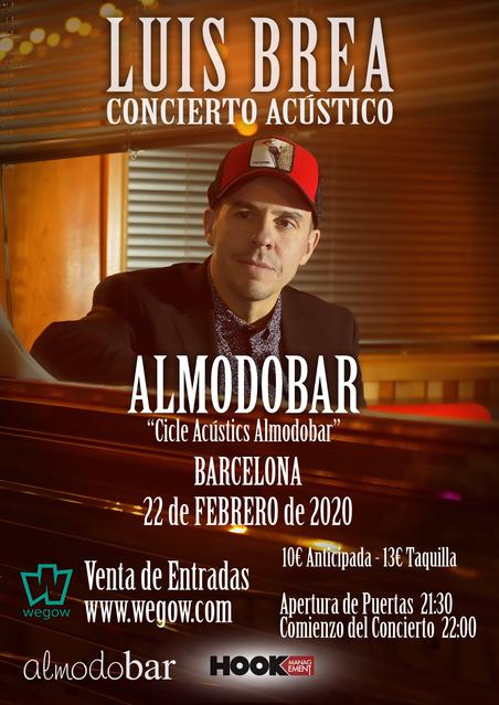 Concierto acústico de Luis Brea en Barcelona