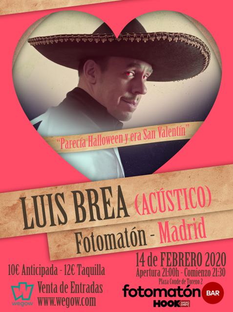 Concierto acústico de Luis Brea Fotomatón Bar