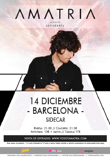 Cartel Amatria Barcelona