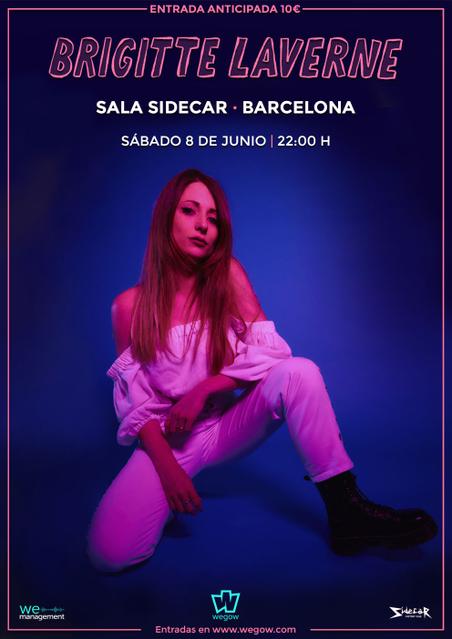 Cartel Brigitte Laverne Barcelona