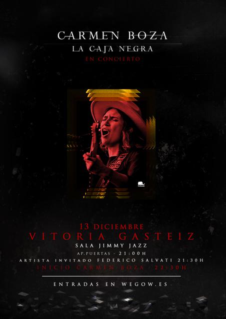 Concierto Carmen Boza en Vitoria