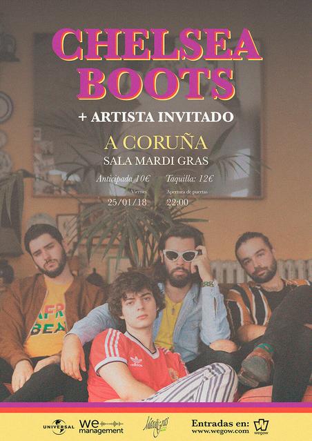 cartel chelsea boots a coruña