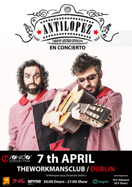 cartel antilopez en dublin abril sonido clandestino