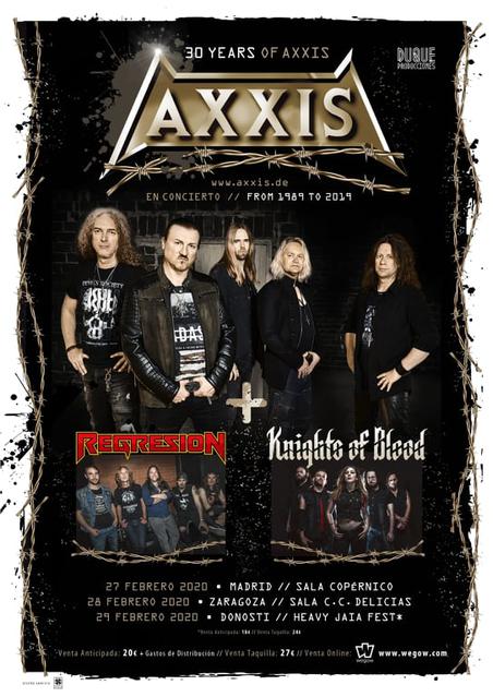 Concierto de Axxis en Madrid