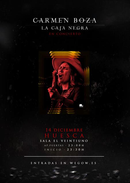 Concierto de Carmen Boza en Huesca