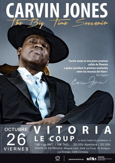 Concierto de Carvin Jones en Vitoria