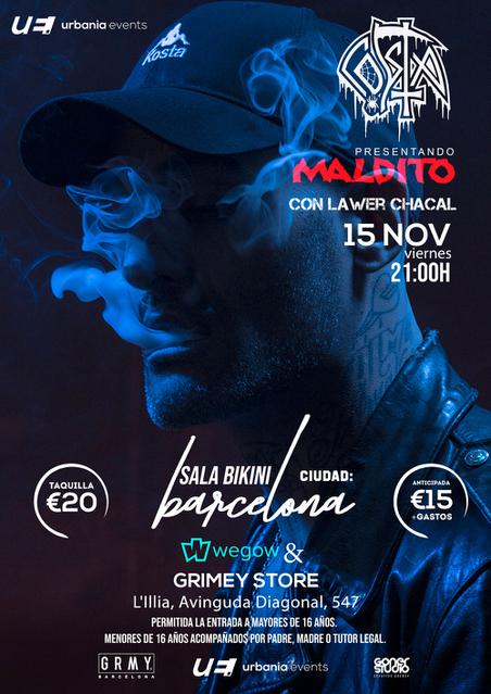 Costa en concierto en Barcelona