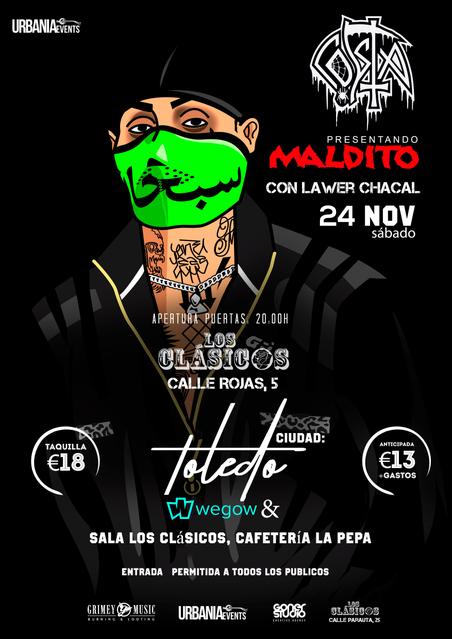 Concierto de Costa en la Sala Los Clásicos de Toledo