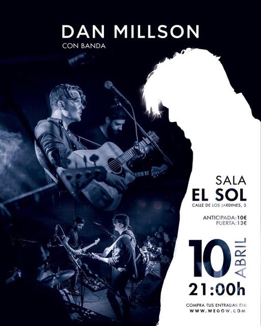 Concierto de Dan Millson con banda en Madrid