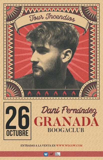 Concierto de Dani Fernández en Granada