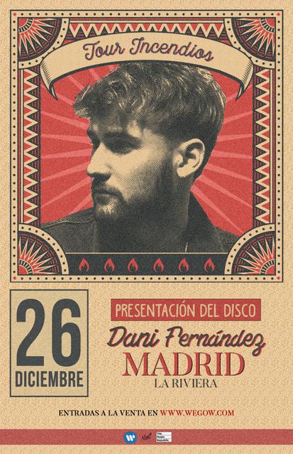 Concierto de Dani Fernández en Madrid