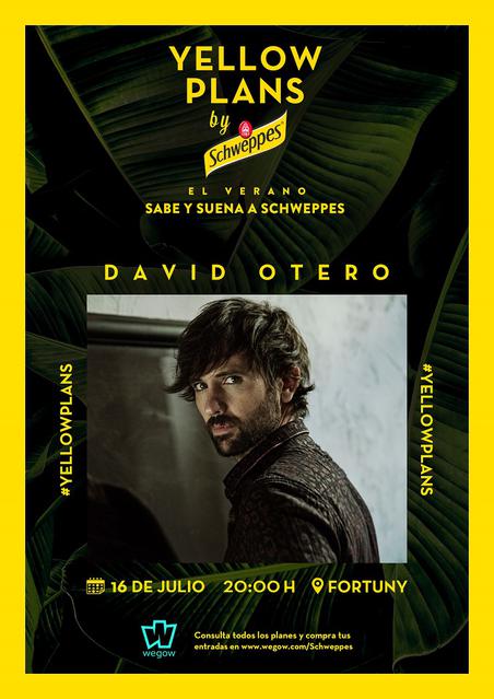 Concierto David Otero en Yellow Plans by Schwepes y Wegow