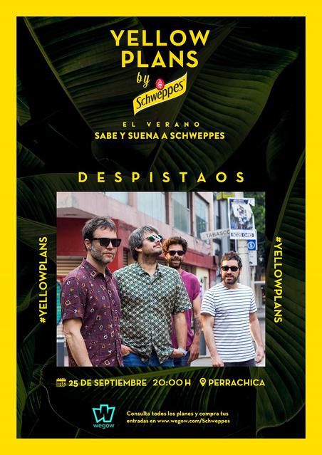 Concierto Despistaos en Yellow Plans by Schwepes y Wegow