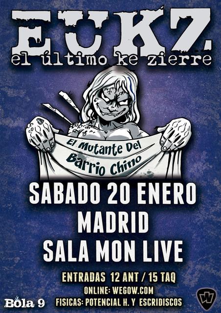 CONCIERTO DE EUKZ EN MADRID