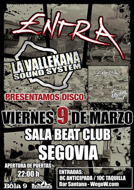 CONCIERTO de LA VALLEKANA SOUND SYSTEM en SEGOVIA