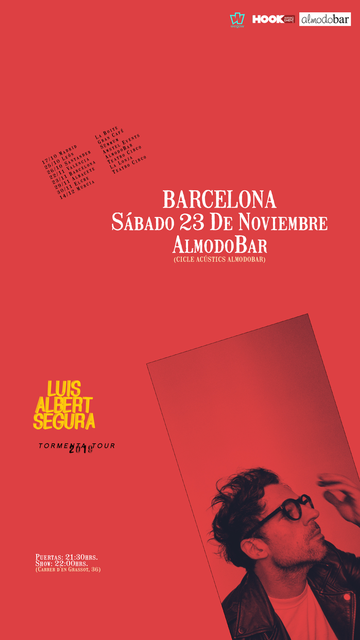 Cartel Luis Albert Barcelona