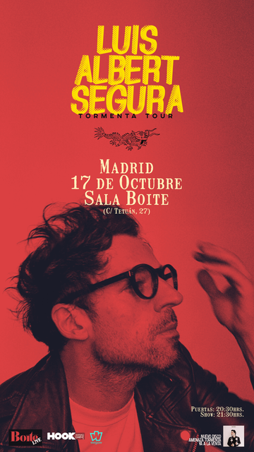 Cartel Luis Albert Boite Madrid