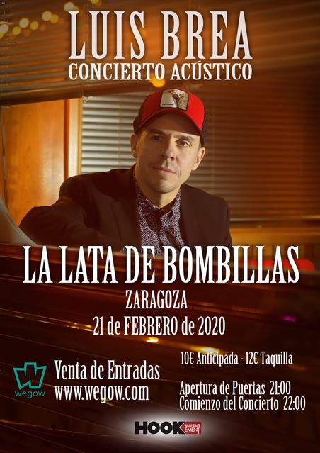 Concierto de Luis Brea en Zaragoza