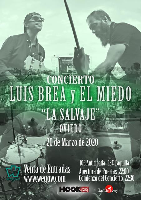 Concierto de Luis Brea y el Miedo en Oviedo