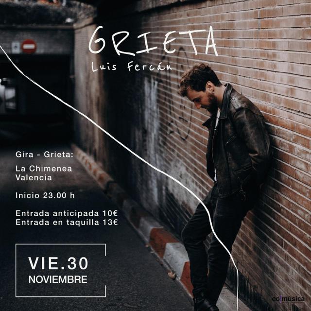 Concierto de Luis Fercán en Valencia