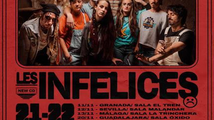 Cartel gira presentación Les Infelices