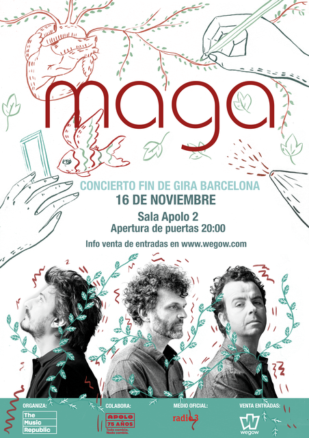 Concierto de Maga en Barcelona
