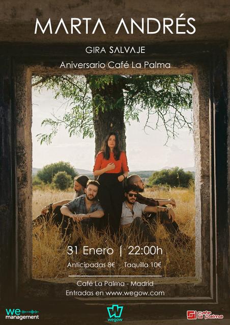 Cartel Marta Andrés Café La Palma