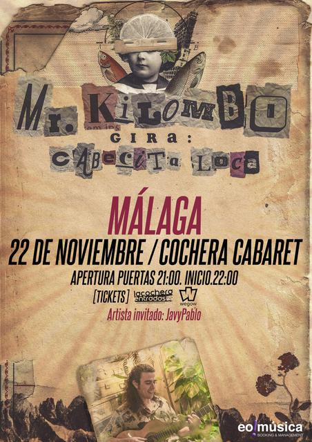 Concierto de Mr. Kilombo en Málaga