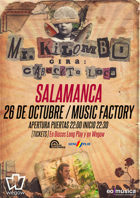 Concierto de Mr. Kilombo en Salamanca