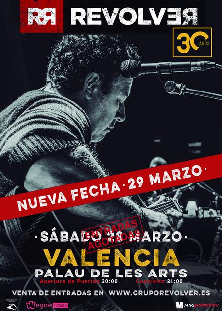 Concierto de Revolver en Valencia - Gira 30 años (Segunda Fecha)