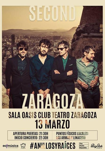 Concierto de Second en Zaragoza
