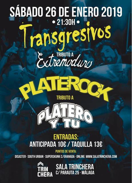 Concierto de Transgresivos y Platerock en Málaga