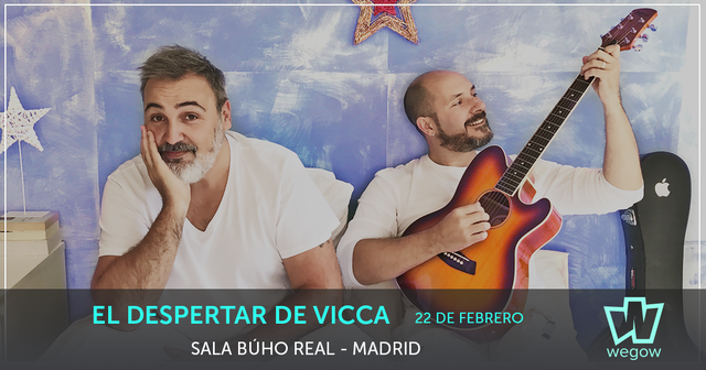 Cartel realizado por wegow para la publicación del concierto de El despertar de Vicca.