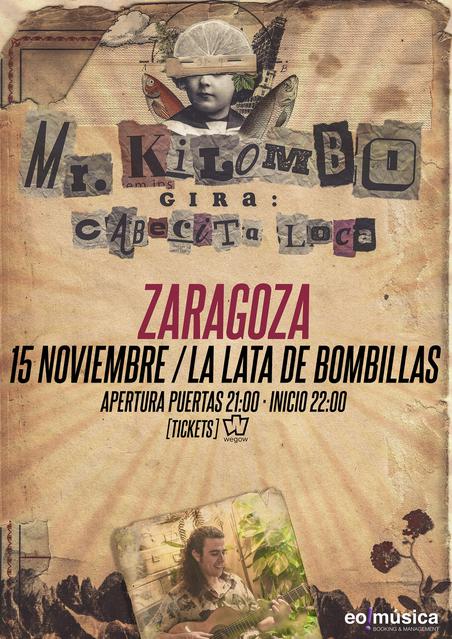 Concierto Mr. Kilombo en Zaragoza