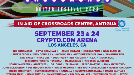 Crossroads Guitar Festival 2023 lineup